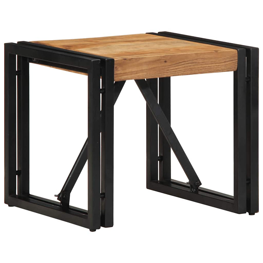 Salontafel 40x40x35 cm massief acaciahout