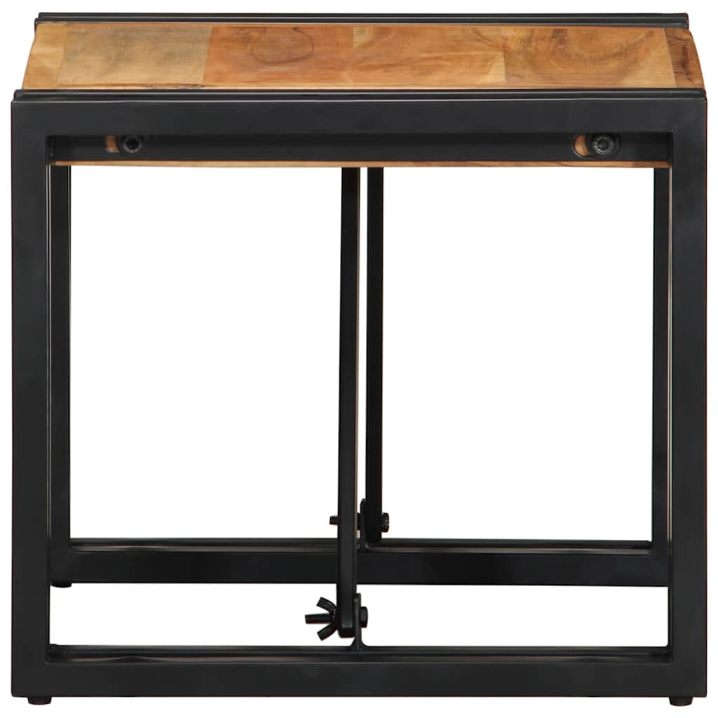 Salontafel 40x40x35 cm massief acaciahout