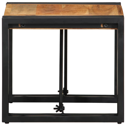 Salontafel 40x40x35 cm massief acaciahout