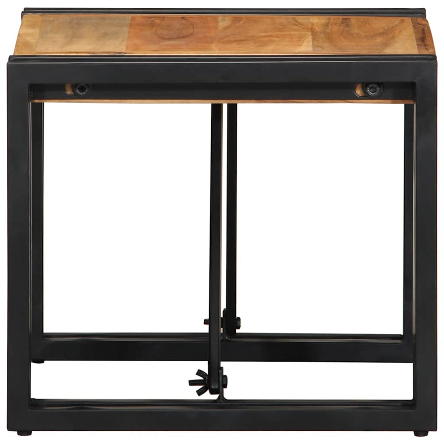 Salontafel 40x40x35 cm massief acaciahout