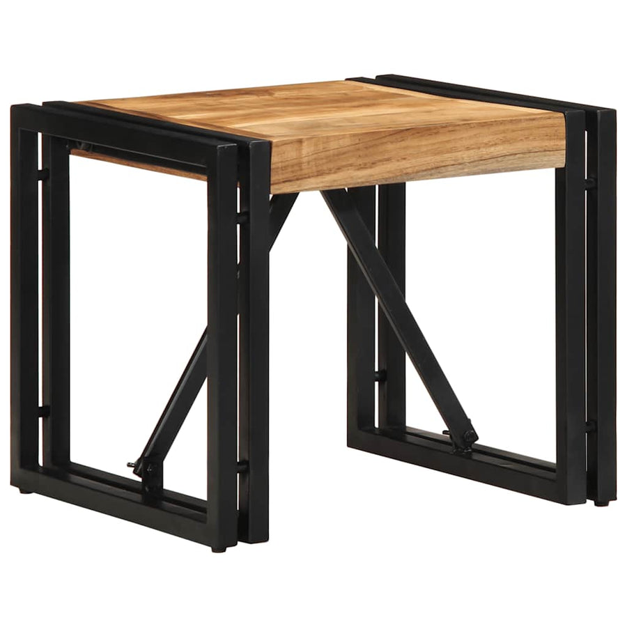Salontafel 40x40x35 cm massief acaciahout