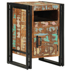 Bedside table 40x40x59 cm Solid recycled wood