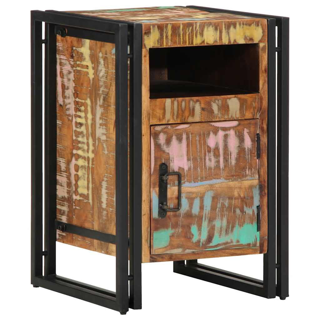 Nachtkastje 40x40x59 cm Massief hout gerecycled