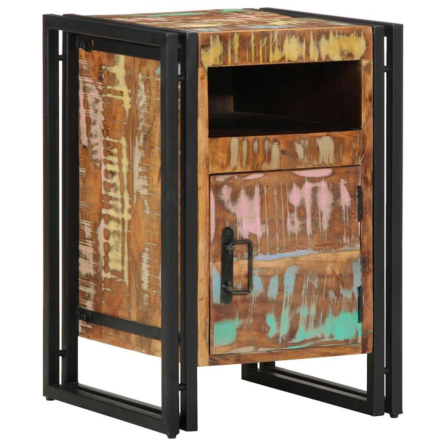 Nachtkastje 40x40x59 cm Massief hout gerecycled