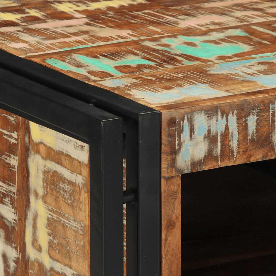 Nachtkastje 40x40x59 cm Massief hout gerecycled