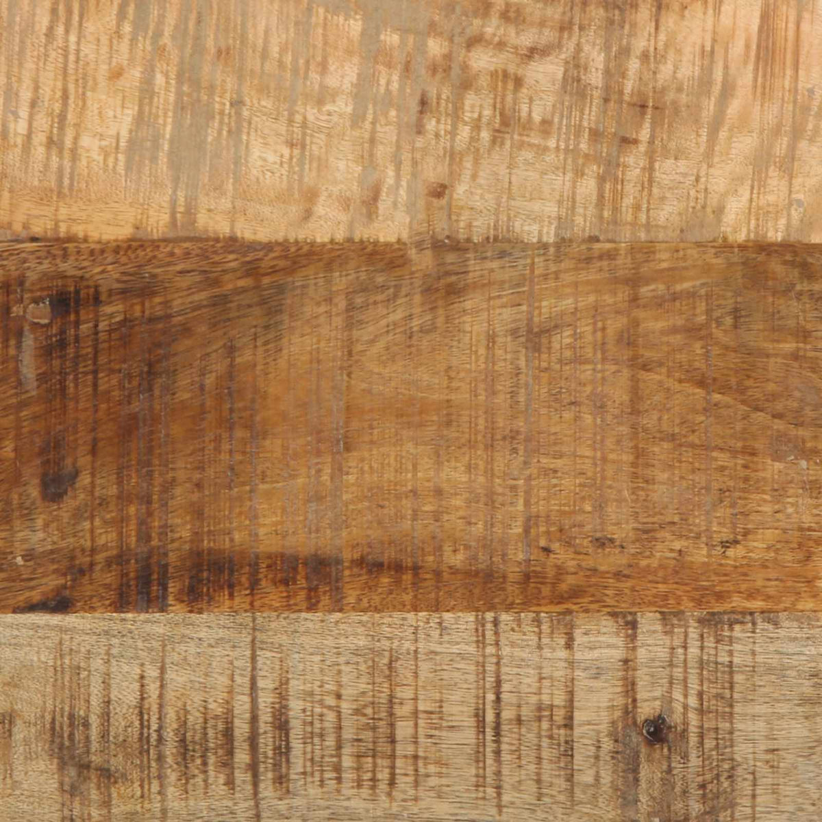 Bijzettafel Bruin en zwart 40 x 40 x 50 cm Massief Mango Hout