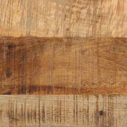 Bijzettafel Bruin en zwart 40 x 40 x 50 cm Massief Mango Hout