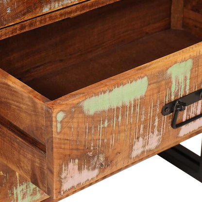Dressoir met lade Bruin 66 x 33 x 70 cm Massief gerecycled hout