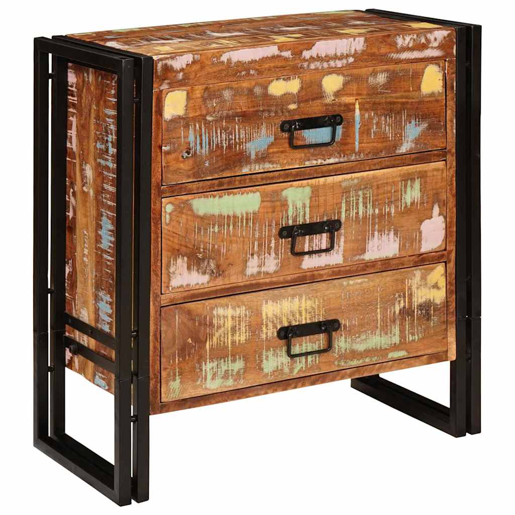 Dressoir met lade Bruin 66 x 33 x 70 cm Massief gerecycled hout