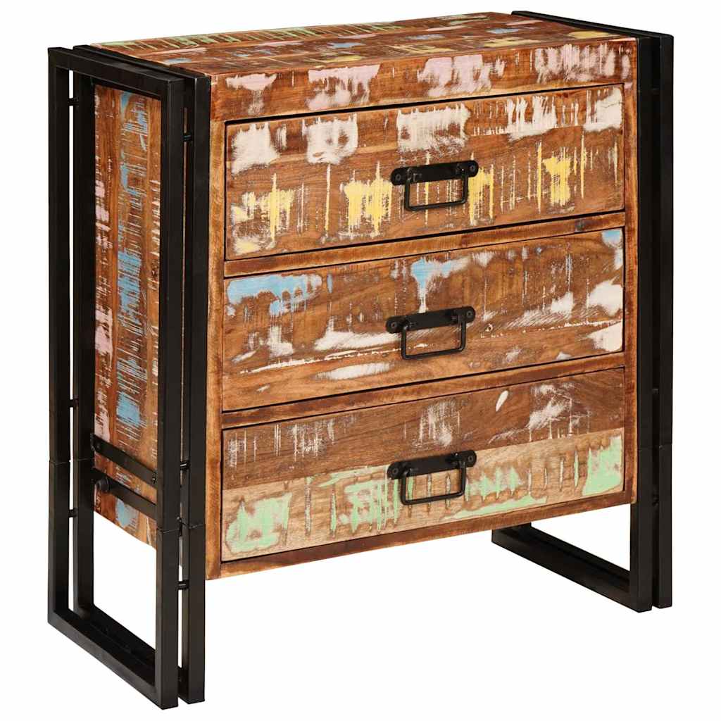 Dressoir met lade Bruin 66 x 33 x 70 cm Massief gerecycled hout