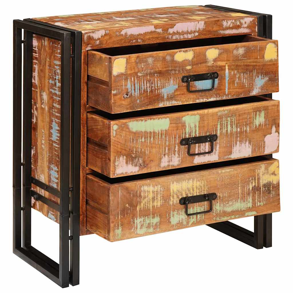 Dressoir met lade Bruin 66 x 33 x 70 cm Massief gerecycled hout