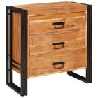 Dressoir 66x33x70 cm massief acaciahout bruin