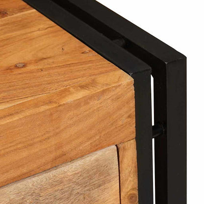 Schoenenkast met plank Bruin 90 x 38 x 45 cm Massief acaciahout