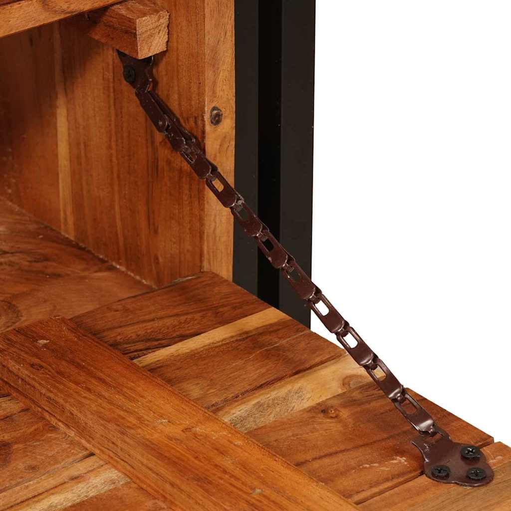 Schoenenkast met plank Bruin 90 x 38 x 45 cm Massief acaciahout