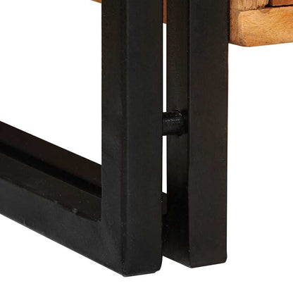 Schoenenkast met plank Bruin 90 x 38 x 45 cm Massief acaciahout