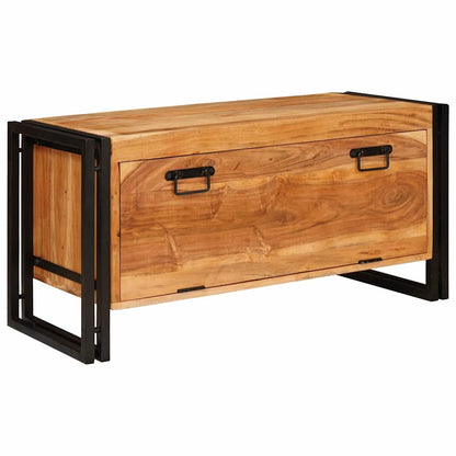 Schoenenkast met plank Bruin 90 x 38 x 45 cm Massief acaciahout