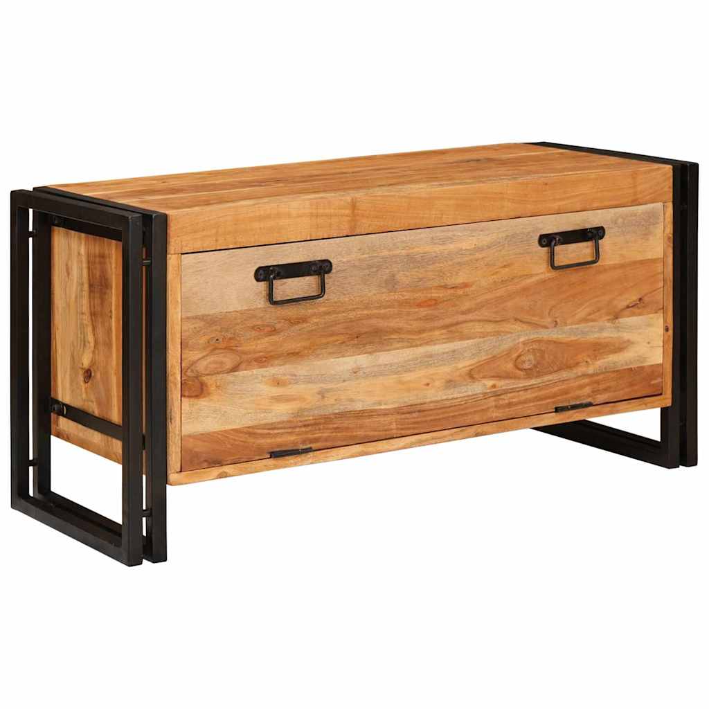 Schoenenkast met plank Bruin 90 x 38 x 45 cm Massief acaciahout