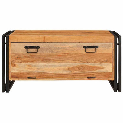 Schoenenkast met plank Bruin 90 x 38 x 45 cm Massief acaciahout