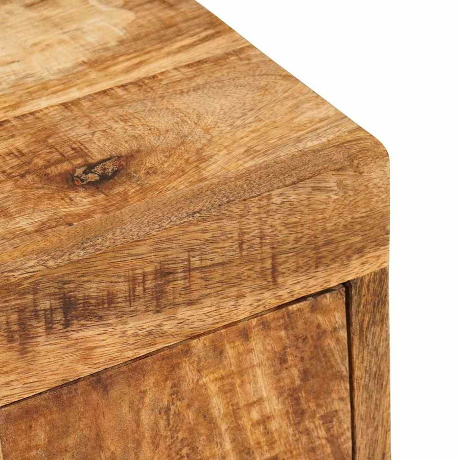 Nachtkastje 2 pcs Bruin 35 x 33 x 48 cm Massief Mango Hout