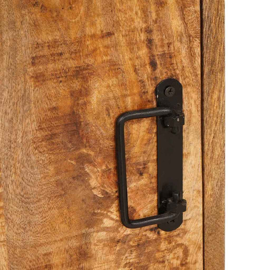 Nachtkastje 2 pcs Bruin 35 x 33 x 48 cm Massief Mango Hout