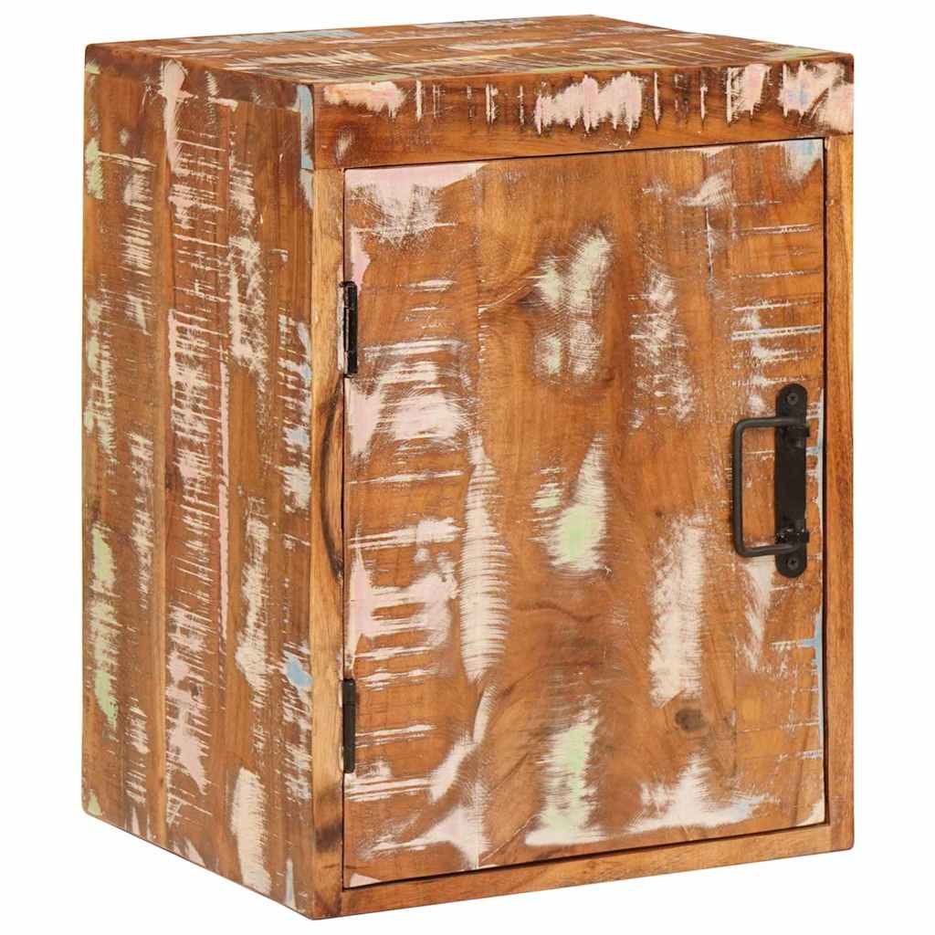 Nachtkastje Bruin 35 x 33 x 48 cm Massief Gerecycled Hout