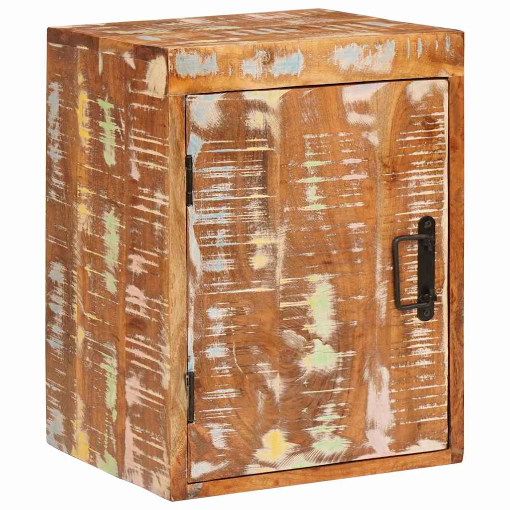 Nachtkastje Bruin 35 x 33 x 48 cm Massief Gerecycled Hout
