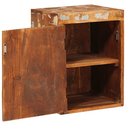 Nachtkastje Bruin 35 x 33 x 48 cm Massief Gerecycled Hout