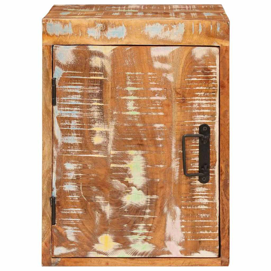 Nachtkastje Bruin 35 x 33 x 48 cm Massief Gerecycled Hout