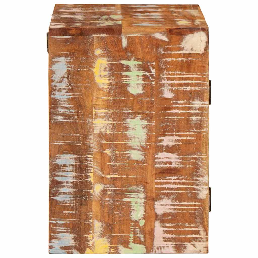 Nachtkastje Bruin 35 x 33 x 48 cm Massief Gerecycled Hout