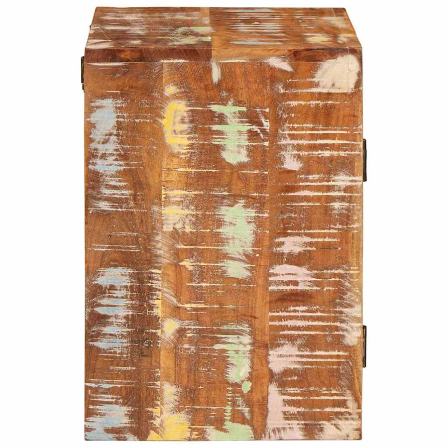 Nachtkastje Bruin 35 x 33 x 48 cm Massief Gerecycled Hout