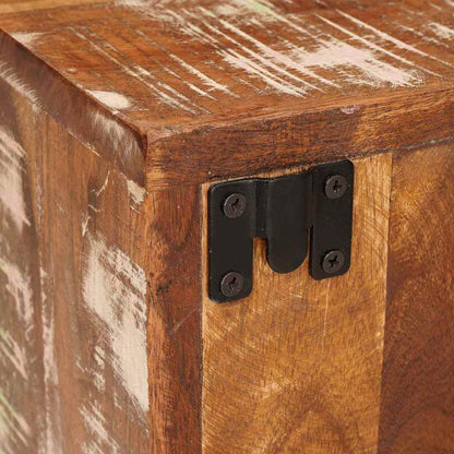 Nachtkastje 2 pcs Bruin 35 x 33 x 48 cm Massief Gerecycled Hout