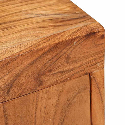 Nachtkastje 2 pcs Bruin 35 x 33 x 48 cm Massief Hout Acacia