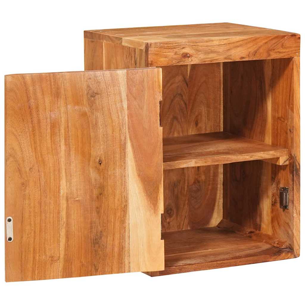 Nachtkastje 2 pcs Bruin 35 x 33 x 48 cm Massief Hout Acacia