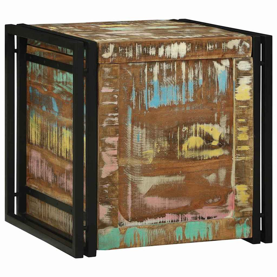 Opbergkisten met opslag 50 x 50 x 50 cm Massief gerecycled hout