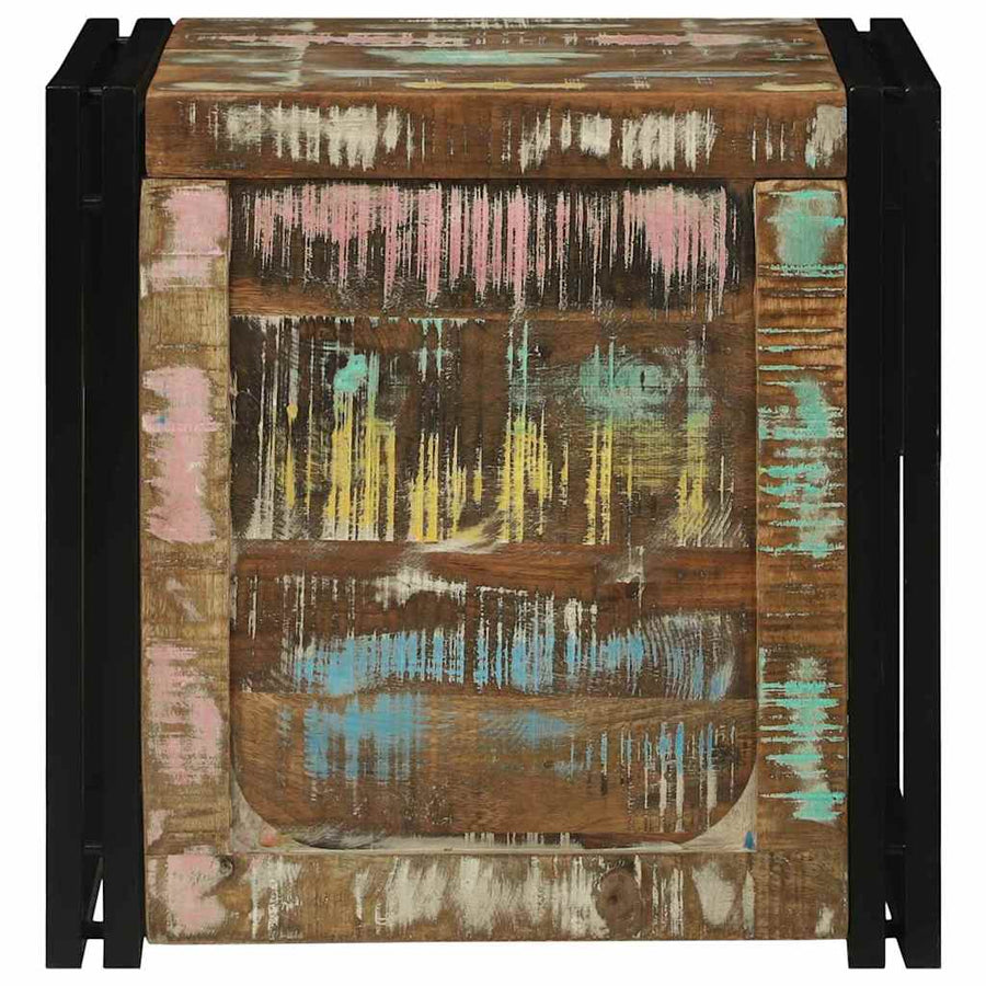 Opbergkisten met opslag 50 x 50 x 50 cm Massief gerecycled hout