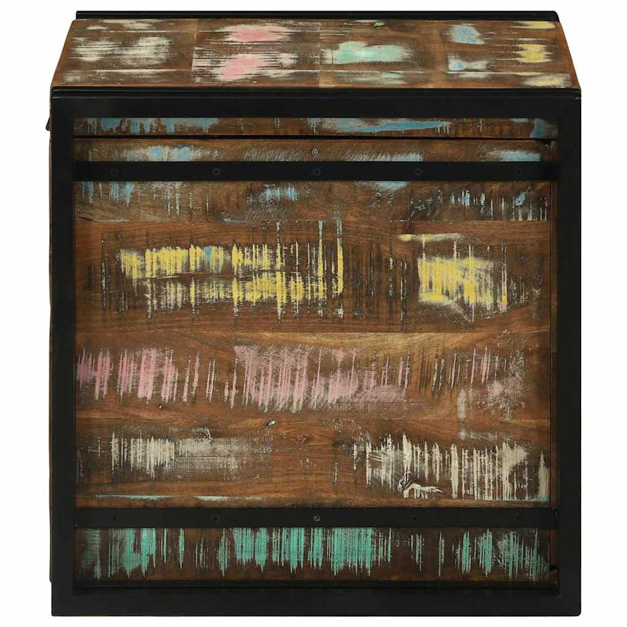Opbergkisten met opslag 50 x 50 x 50 cm Massief gerecycled hout