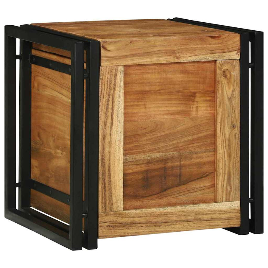 Opbergkisten Bruin 40 x 40 x 40 cm Massief acaciahout