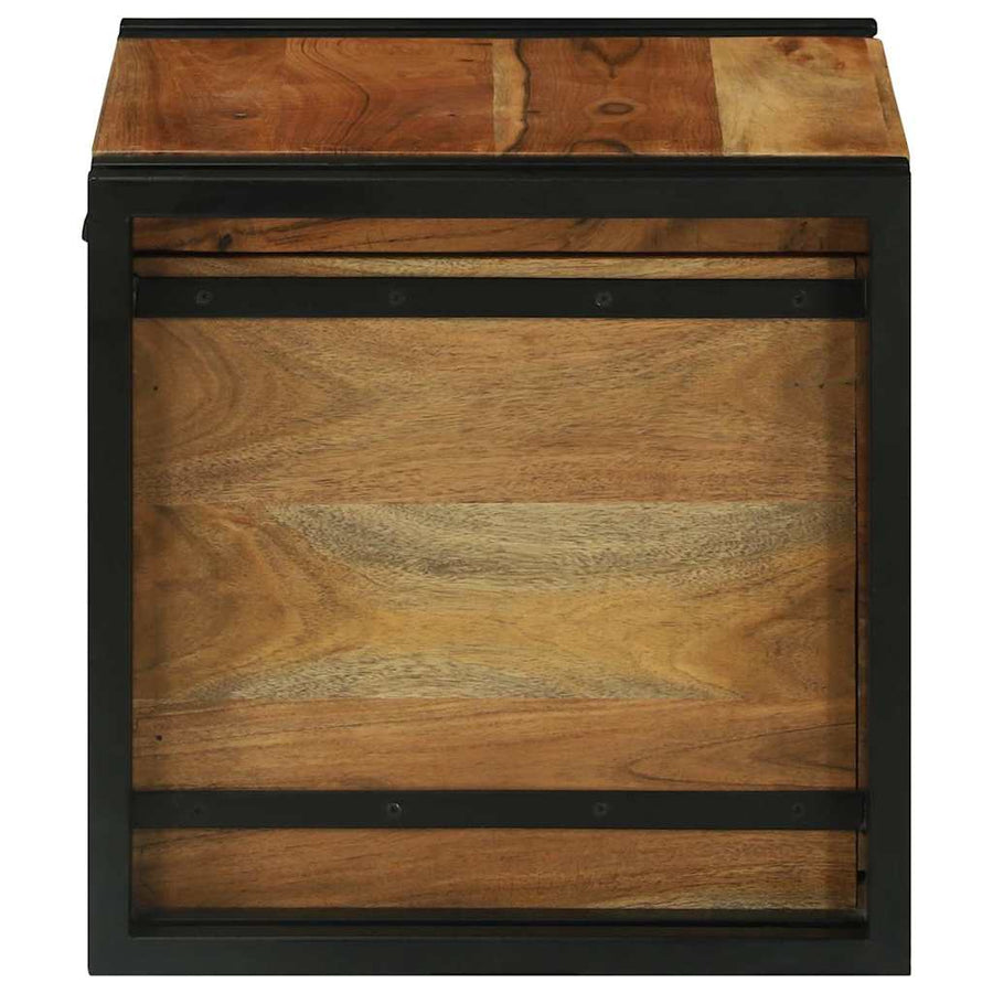 Opbergkisten Bruin 40 x 40 x 40 cm Massief acaciahout