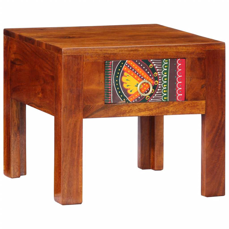Nachtkastje 2 st 40x40x36 cm massief acaciahout