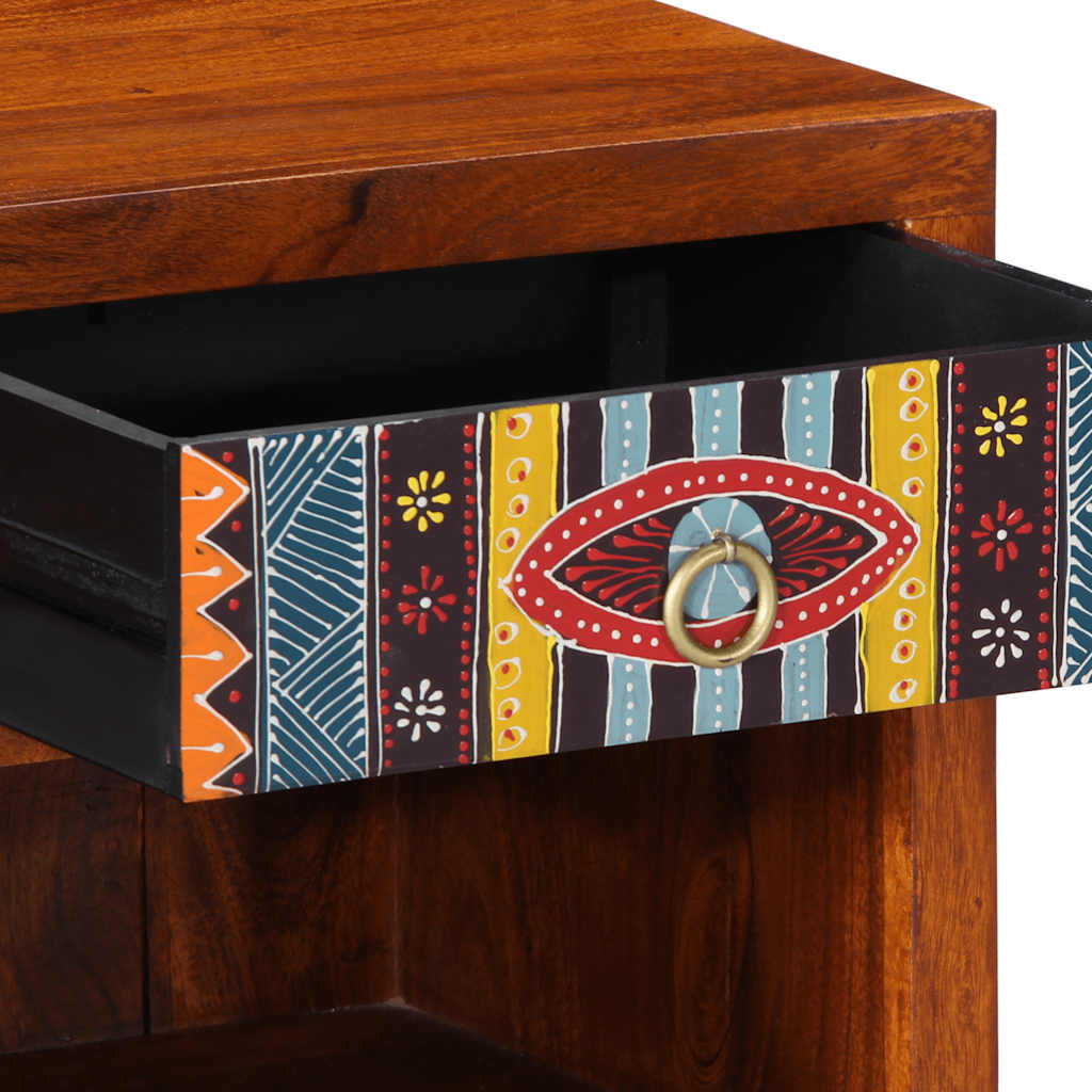 Nachtkastje 2 st 40x35x45 cm massief acaciahout