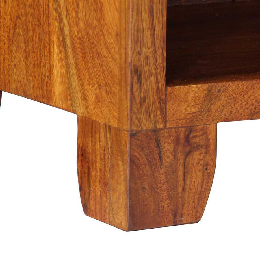 Nachtkastje 2 st 40x35x45 cm massief acaciahout
