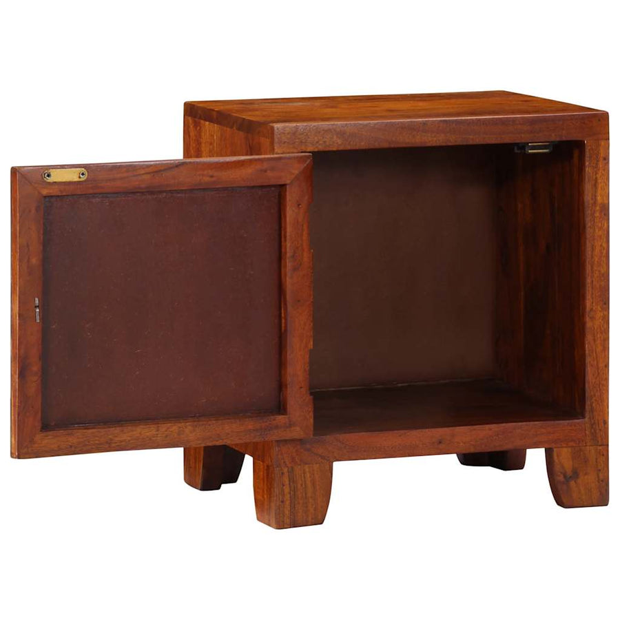 Nachtkastje 40x30x45 cm massief acaciahout