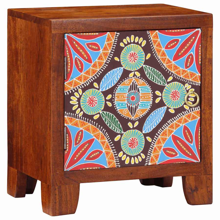 Nachtkastje 2 st 40x30x45 cm massief acaciahout