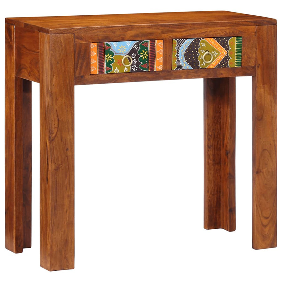 Wandtafel 80X35X75 Cm Massief Acaciahout 80 cm
