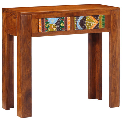 Wandtafel 80X35X75 Cm Massief Acaciahout 80 cm