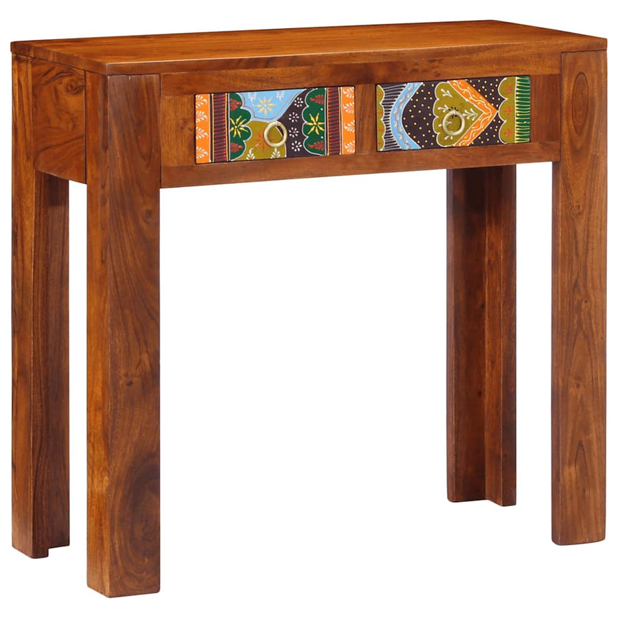 Wandtafel 80X35X75 Cm Massief Acaciahout 80 cm