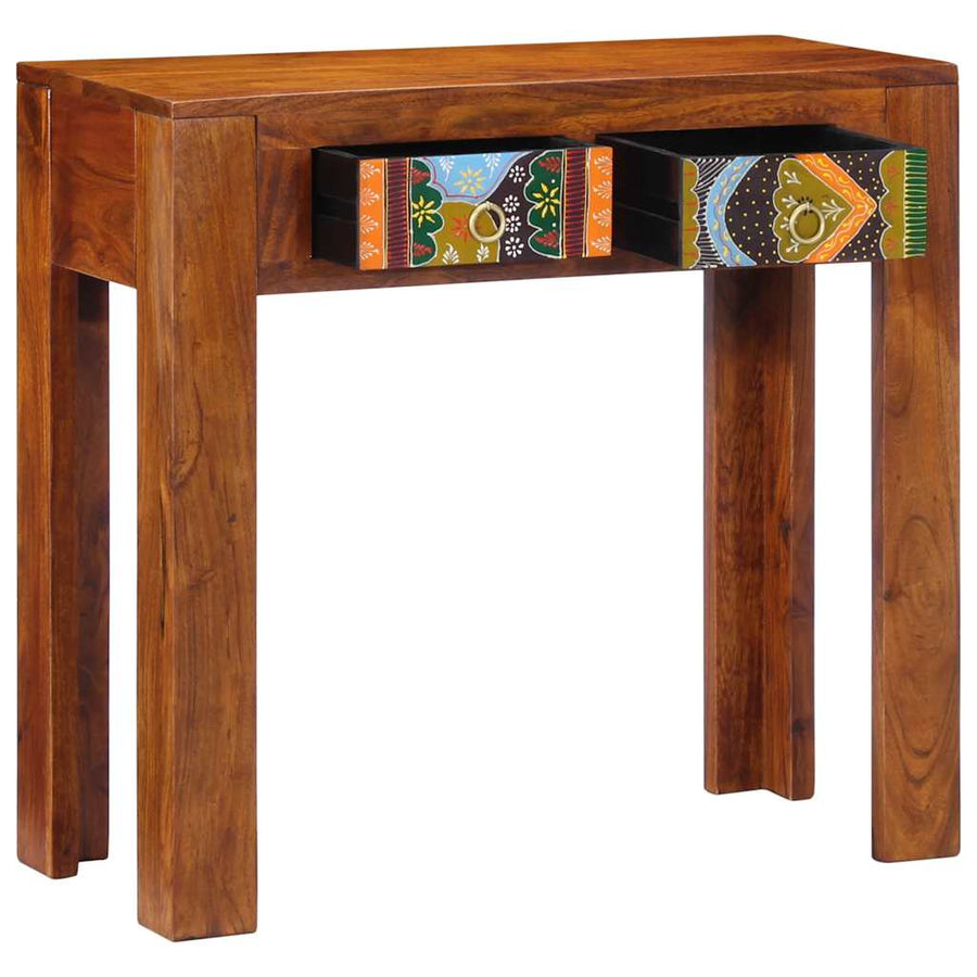 Wandtafel 80X35X75 Cm Massief Acaciahout 80 cm