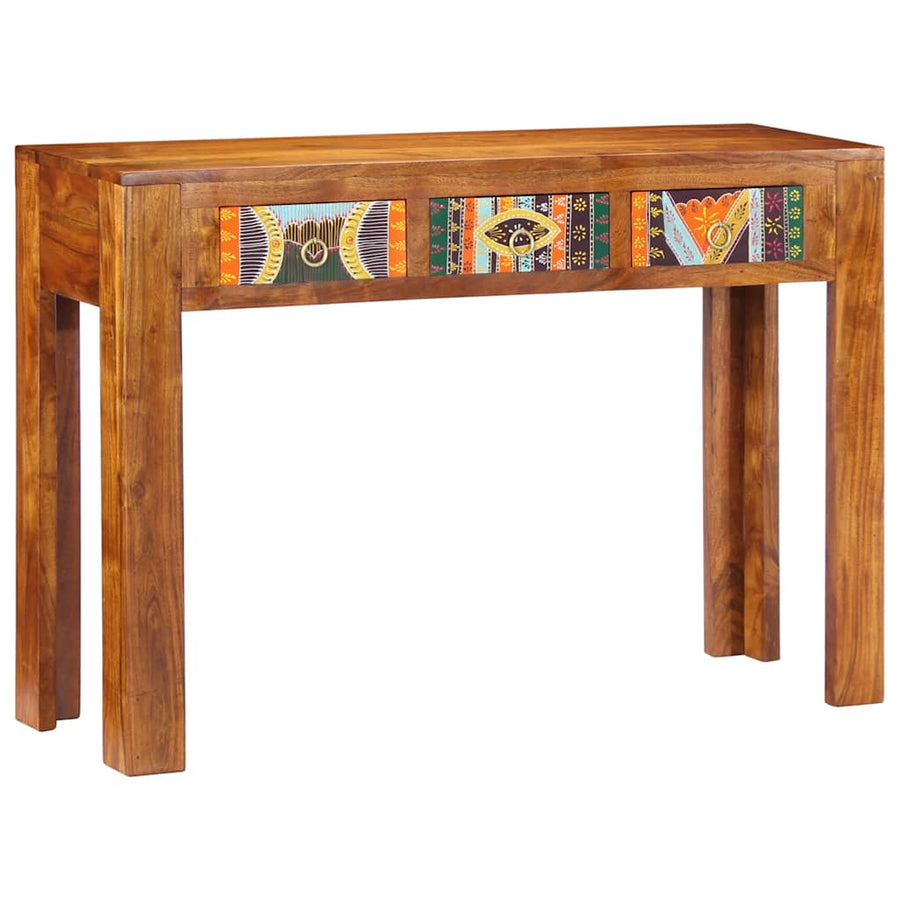 Wandtafel 110x35x75 cm massief acaciahout