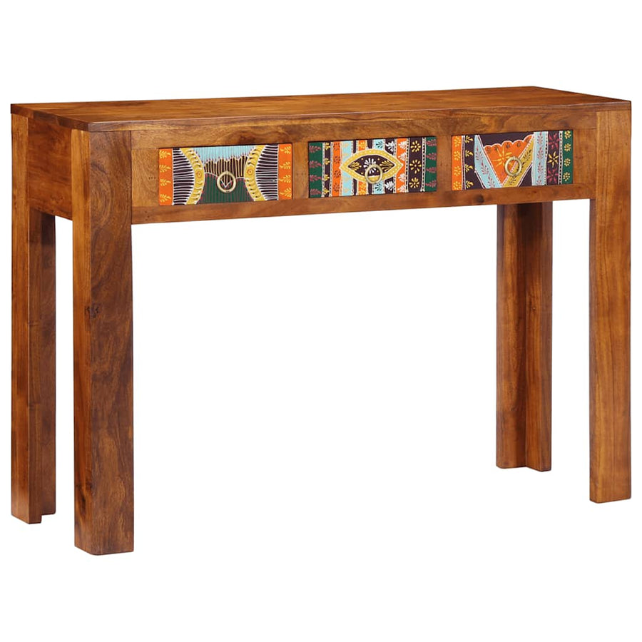 Wandtafel 110x35x75 cm massief acaciahout