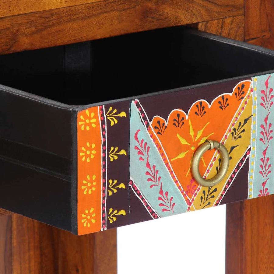 Wandtafel 110x35x75 cm massief acaciahout